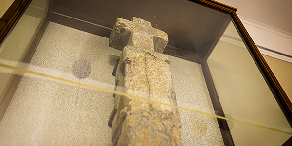 The Diaz Cross in the Willem Cullen Library at Wits University